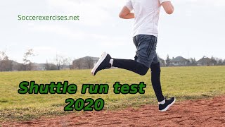 Shuttle run  Beeptest 2020  Soccer Exercises 80 [upl. by Ciardap]