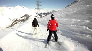 Skiing La Rosiere La Thuile February 2010 [upl. by Er]