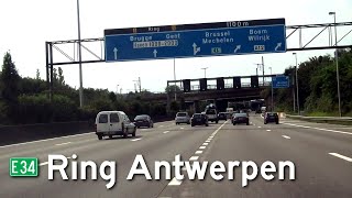 E34 Ring Antwerpen Antwerp Beltway [upl. by Yug]