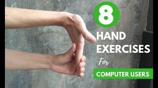 Best Hand Exercises for Computer Users Prevent Carpal Tunnel Syndrome [upl. by Anilah]