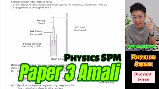 Physics 物理 Amali Buoyant Force Archimedes Principle with Silicon Rod [upl. by Elyagiba]