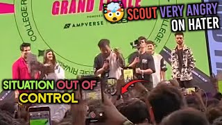 Scout caught HATER Live🚨 Samay Stops Scout😳MORTAL SCOUT Chants✅ [upl. by Nicholson]