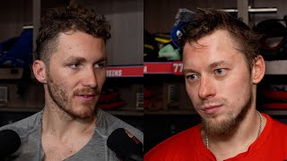 Tkachuk amp Tarasenko  Postgame Interviews  51024 [upl. by Casper906]