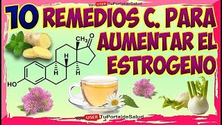 10 Remedios Caseros para Aumentar los Estrógenos  Alimentos para Aumentar Estrógenos [upl. by Agnes]