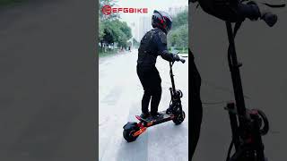 Dual Motor 5600w Electric Scooter Fast Ride with EFGBIKE ES09 Offroad Escooter electricscooterlife [upl. by Ayot]