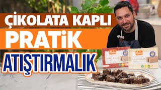 Lokmalık Bayram Atıştırmalığı 🍫🍬  Çikolata Kaplı Tahin Helvası [upl. by Simonetta]