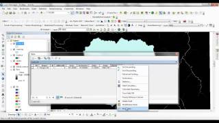 Parametros generales de la cuenca con arcgis [upl. by Notsirhc]