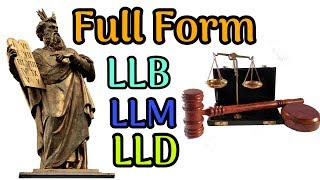 Llb ki full form kya hoti hai  full form of LLB LLM LLD [upl. by Arleta632]