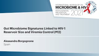 Gut Microbiome Signatures Linked to HIV1 Reservoir Size and Viremia Control  Alessandra Borgognone [upl. by Mehta]