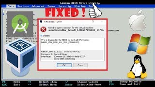 How to Enable Intel VTX or Intel Virtualization Technology  Virtual Box And Android Studio Error [upl. by Maryrose]