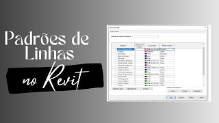 Como criar padrões de linha no Revit [upl. by Alleciram519]