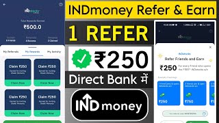 Indmoney App Refer And Earn  INDmoney App Me Refer Se Paise kaise Kamaye INDmoney Refer [upl. by Diskin888]