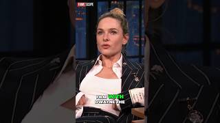 Rebecca Ferguson steals from the rock 🏃‍♀️ actress rebeccaferguson therock interview famescope [upl. by Suolevram993]