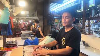 Chorizo at Bangkerohan Public Market Davao City tasty and delicious I myself tasted amp used always [upl. by Wystand670]