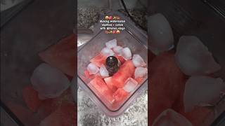 🍉Making watermelon slushies  collab w livmxivlogs 🍉 fyp aesthetic summer vlog minivlog [upl. by Bachman]