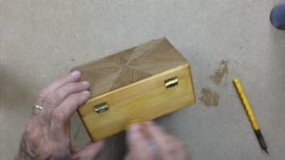 Como decorar una caja de madera con Marqueteria Paso a Paso [upl. by Aicinoid625]