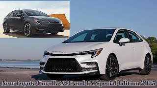 Brings Several Exciting UpdatesIncluding More Power Toyota Corolla XSE and FX Special Edition 2025 [upl. by Gnik627]