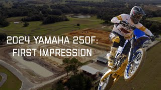 RIDING THE NEW 2024 YZ250F FIRST IMPRESSION  Garrett Hoffman [upl. by Alyacim]