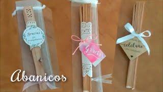 ABANICO  Ideas para boda recuerditos [upl. by Goldina]