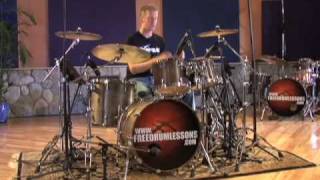 Two Handed 16th Note Beats  Drum Lessons [upl. by Buford]