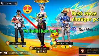 BEST VOICE CHANGER FOR FREE FIRE PC 🔥 voice changer pn rose  free fire [upl. by Hisbe406]