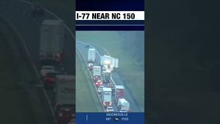 Lanes blocked on I77 north near hwy 150  after jack knife tractor trailer [upl. by Brenk]