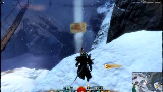 GW2 Snowslide Ravine Vista Dredgehaunt Cliffs Ultra Graphics [upl. by Nyved931]