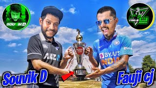 🔥 Playing Cricket With Indias Most Pro BGMI Player SOUVIKDLIVE1  Fauji Cj Gaming vs Souvik D [upl. by Danni]