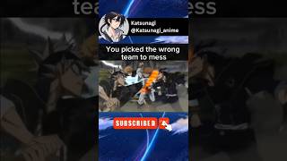 Anime Moments You Picked The Wrong Team To Messanime animemoments animefights viral shorts fyp [upl. by Kerrin]