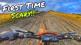 FIRST TIME Riding A 2 Stroke Dirt Bike On A MOTOCROSS Track [upl. by Annayr637]