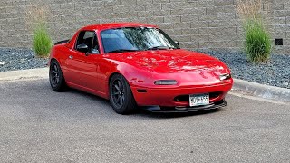 NA6 miata track induction sound [upl. by Naesed]