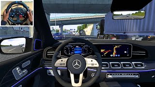 2023 MercedesBenz GLS Maybach  Euro Truck Simulator 2  Steering wheel gameplay G29 Setup [upl. by Aneryc]