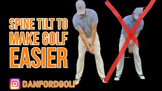 Golf lesson SPINE TILT  AXIS TILT  GOLF POSTURES [upl. by Salina85]