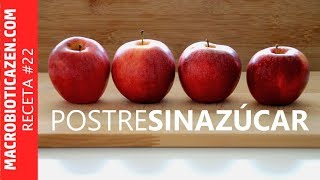 MANZANAS ASADAS AL HORNO Receta Macrobiótica Vegano Sin azúcar Sin lácteos Sin gluten [upl. by Martineau]