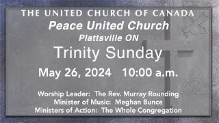 Peace United Church May 26 2024 [upl. by Eimor]