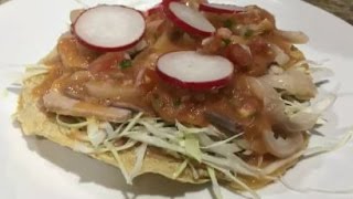 Tostadas estilo Ciudad Guzman [upl. by Tniassuot310]