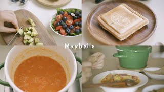 Maybelle ✿ Vlog ✿ Grilled Rice Cake ✿ Borscht Soup ✿ Avocado Salad ✿ Beef Noodles ✿ Shopping Sharing [upl. by Ha457]