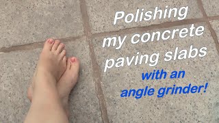 I Polished My Concrete Slabs With An Angle Grinder [upl. by Maurice]