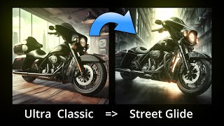 Harley Ultra Classic to Street Glide Easy Conversion Guide [upl. by Yadnil]