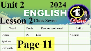 English Class 7 Unit 2 Page 12 Lesson 23 English Class 7 2024 Class 7 English curriculum 2024 [upl. by Harlen]