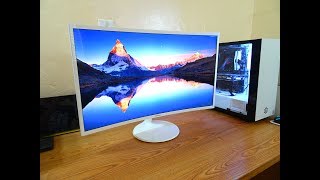 Samsung Curved Monitor Review [upl. by Neeloj974]