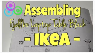 DIY I Fjallbo Laptop Table Black  Ikea I MAÜEB VLOG [upl. by Eniloj981]