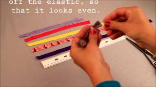 DIY Fold Over Elastic Hair Ties Wristbands and Headbands [upl. by Esau]