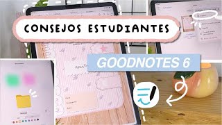 Goodnotes 6 Crea tu cuaderno digital y toma tus apuntes con estos consejos para estudiantes 🍑 [upl. by Diad393]