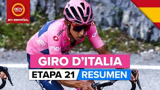 Resumen Etapa 21 Giro de Italia [upl. by Nonaihr]