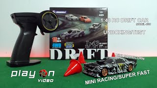 Mini Rc Drift Car  Ford Mustang 143 [upl. by Genni358]