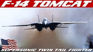 F14 Tomcat  History Of Grumman TwinEngine TwinTail VariableSweep Wing Fighter Aircraft [upl. by Hultgren871]