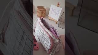 Unboxing pencil case🧃aesthetic amazon unboxing aesthetic stationery shorts youtubeshorts [upl. by Ronnica872]