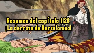 ¡El castigo de Bartolomeo One Piece 1126…🏴‍☠️ [upl. by Sisson]