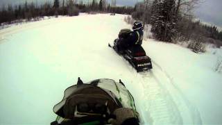 99 arctic cat 700 amp 99 Polaris rmk 700 part1 [upl. by Irianat]